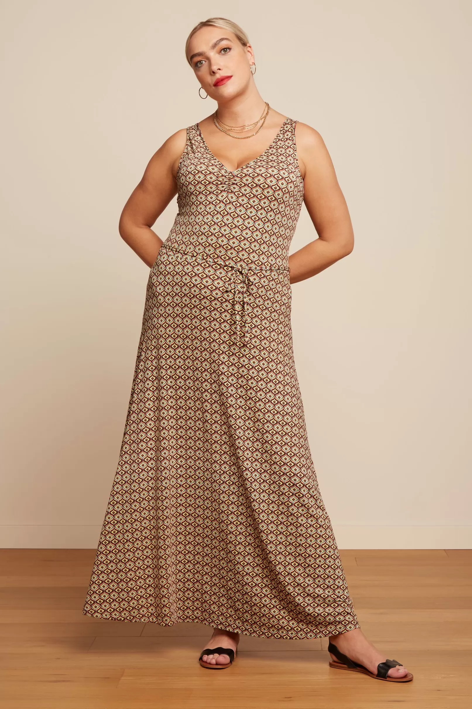 Jurken*King Louie Anna Maxi Dress Smith Umbre