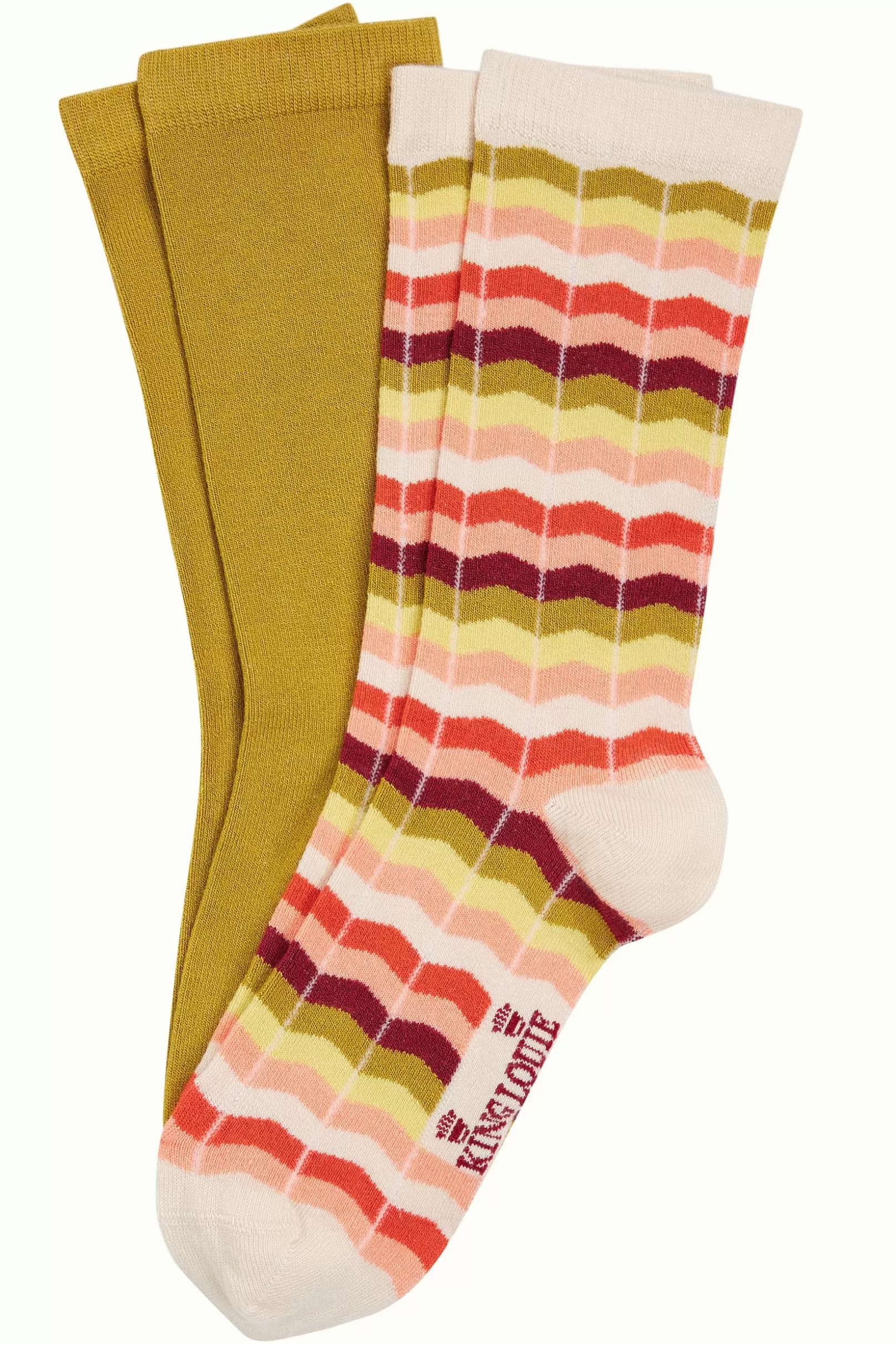 Accessoires*King Louie Gift Box Socks Jackie Curry Yellow