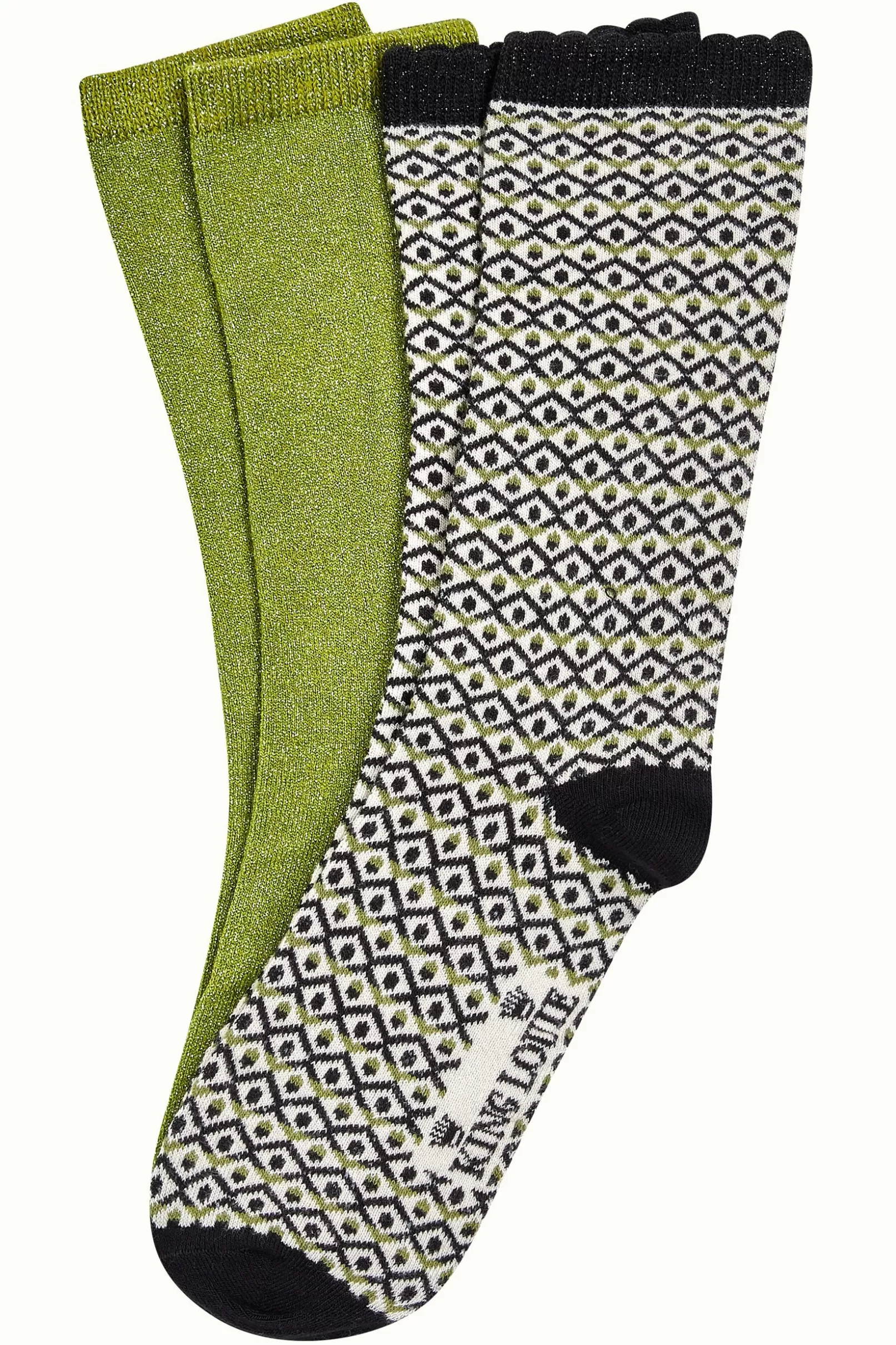 Accessoires*King Louie Gift Box Socks Quentin Posey Green