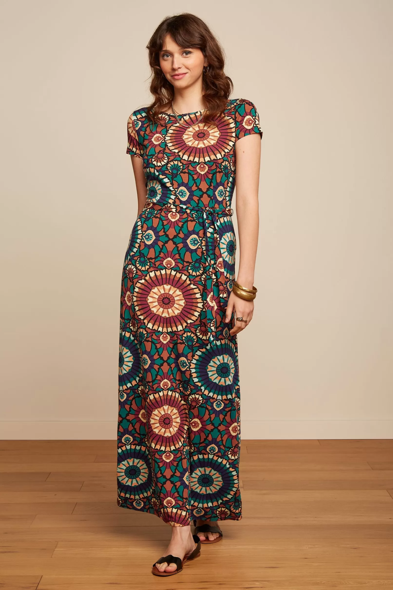 Jurken*King Louie Sally Maxi Dress Torini Evening Blue