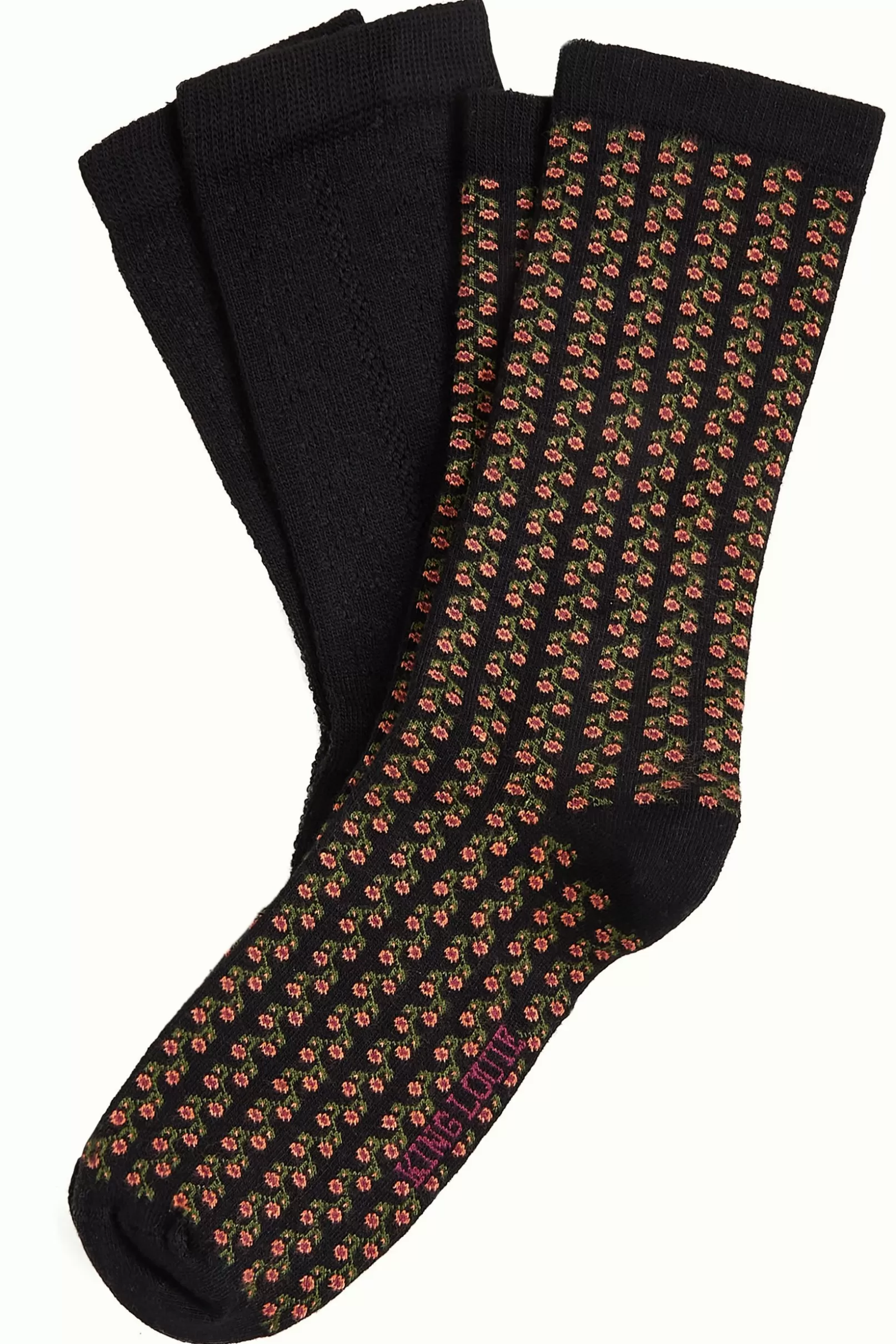 Accessoires*King Louie Socks 2-Pack Perkins Black