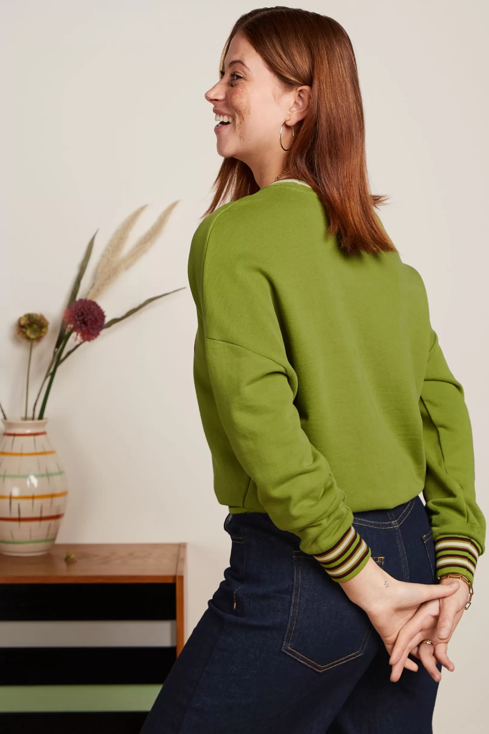 Truien*King Louie Valentina Sweater Peachy Posey Green